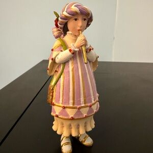Charming Purple and Gold Figurine
